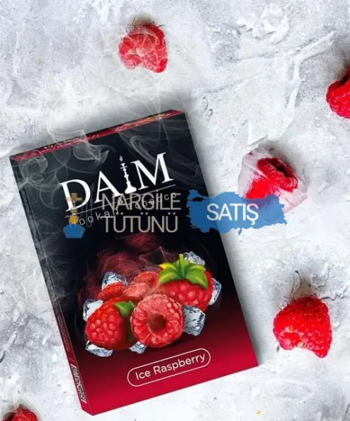Daim ice Raspberry 50 Gr Nargile Tütünü