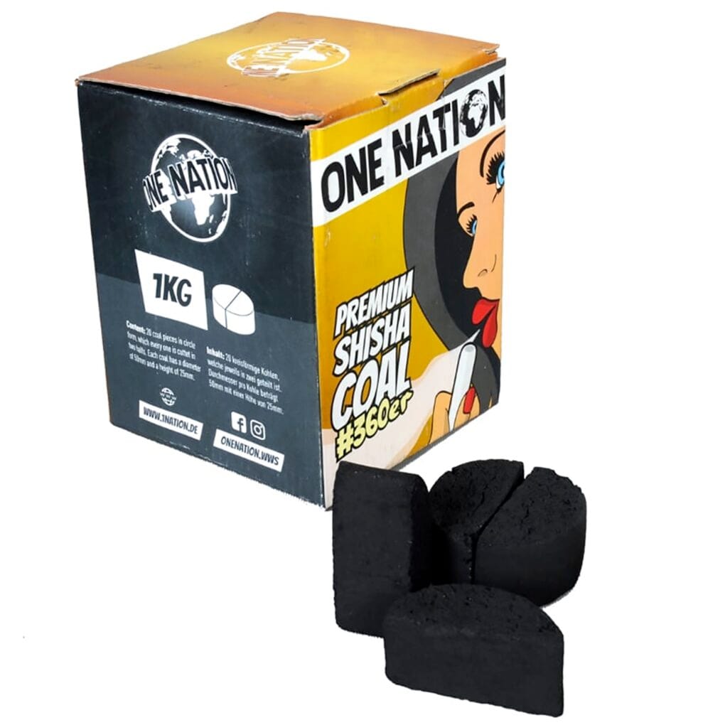 One Nation Lotus Silindir Nargle Kömürü 1 Kg #360er