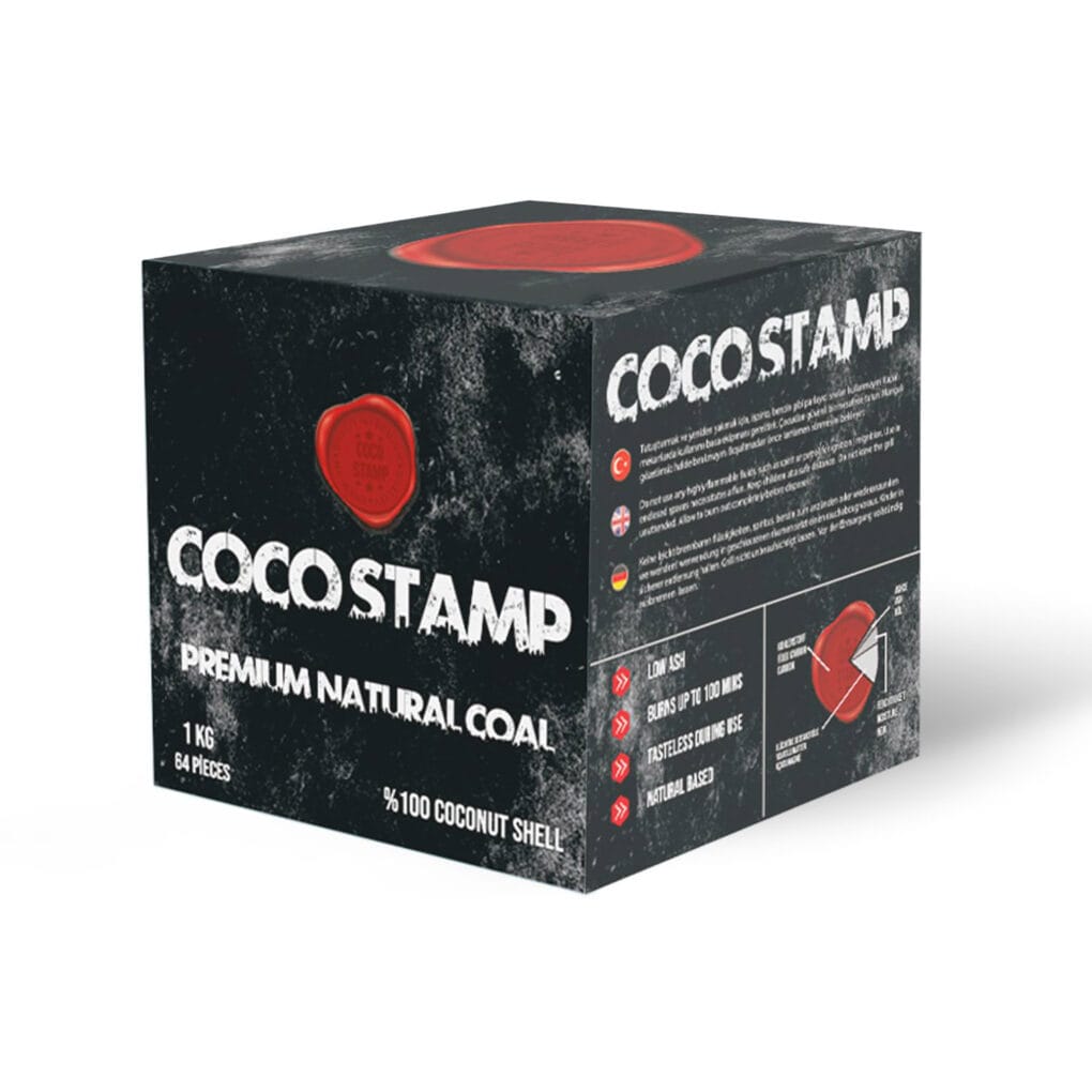 Coco Stamp Nargile Kömürü