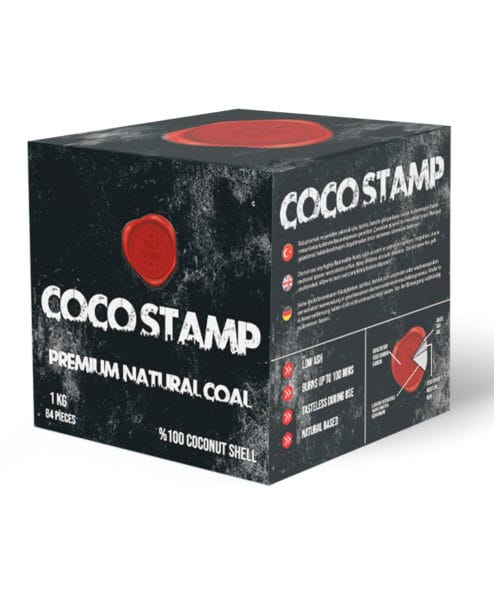 Coco Stamp Nargile Kömürü