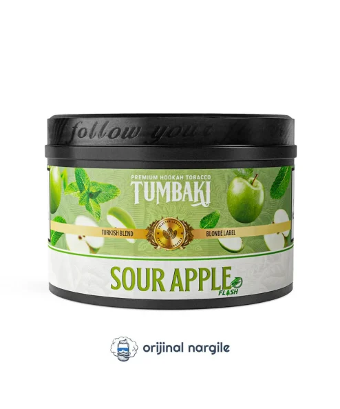 Tumbaki Flash Sour Apple 250 GR - 48 - Bandrollü