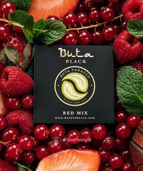 Buta Black Red Mix 25 Gr Nargile Tütünü - Bandrollü