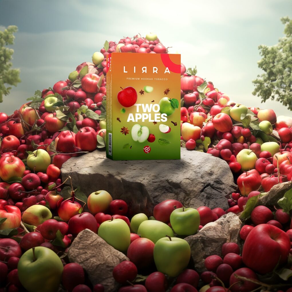 Lirra Tobacco Çift Elma 25 Gr Nargile Tütünü
