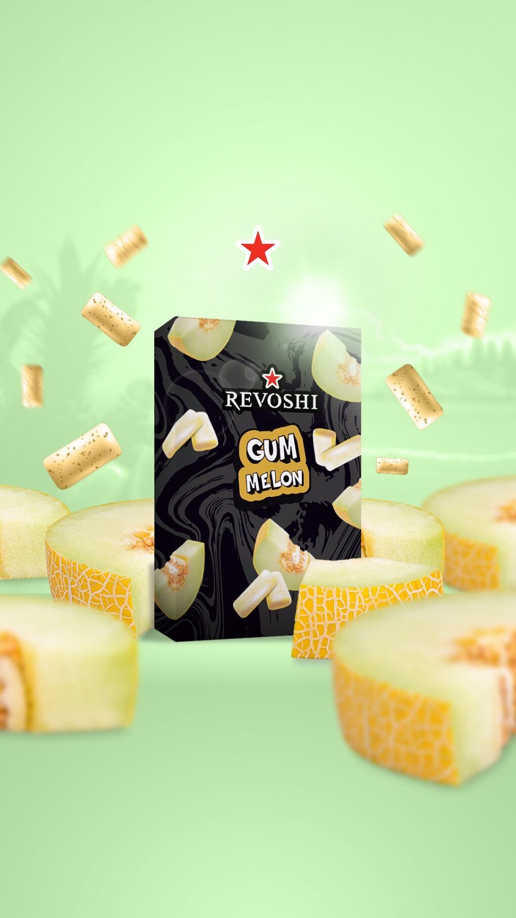 Revoshi Gum Melon 25 gr Nargile Tütünü - 55