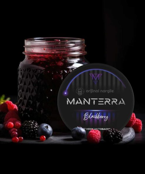 Manterra Blackberry 25 Gr Nargile Tütünü