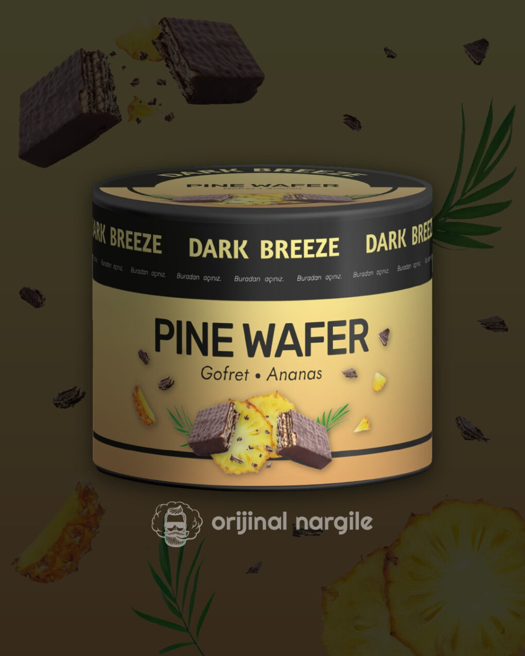 dark breeze pine wafer nargile tütünü